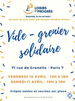 Image Vide-grenier solidaire au profit de Loisirs et Progrès (photo 1)