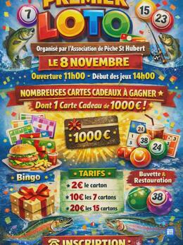 Image Premier loto de l'Association de Pêche SAINT HUBERT (photo 1)