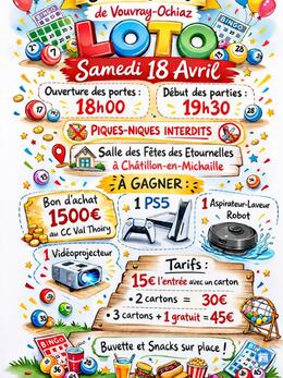 Image Loto du Sou des écoles de Vouvray Ochiaz (photo 1)