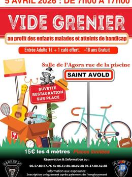 Image Vide-grenier pour l’enfance tout handicap et malade (photo 1)