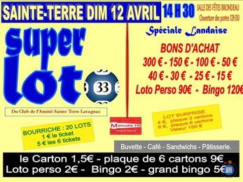 Image Super loto de sainte terre a la landaise (photo 1)
