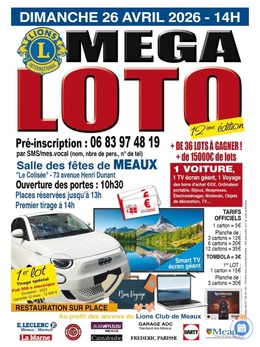 Image Mega loto du Lions CLub de Meaux (photo 1)