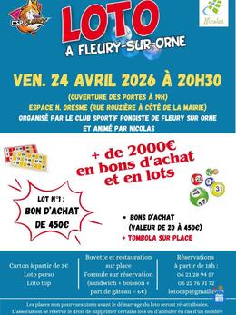 Image Loto du Club Sportif Pongiste le 24 avril 2026 (photo 1)