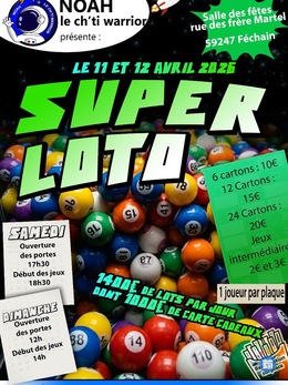 Image Super loto pour Noah samedi et dimanche à fechain (photo 1)