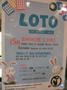 Image Super loto du tennis de table (photo 1)