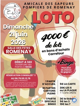 Image Loto pompier Romenay (photo 1)
