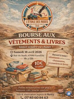 Image Bourse aux vêtements et livres (photo 1)