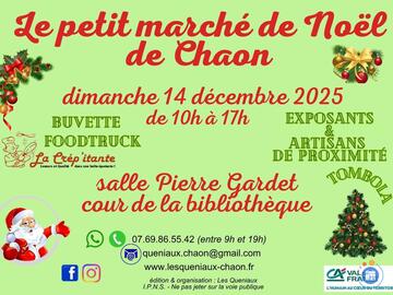 Image Le petit marché de Noël de Chaon (photo 1)