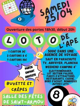 Image Loto de l'APE de ST-ARMOU ANOS (photo 1)
