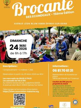 Image Brocante des Econdeaux le dimanche 24 mai 2026 15ème Edition (photo 1)