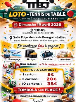 Image LOTO TTBJ Tennis de Table de Bourgoin-Jallieu (photo 1)