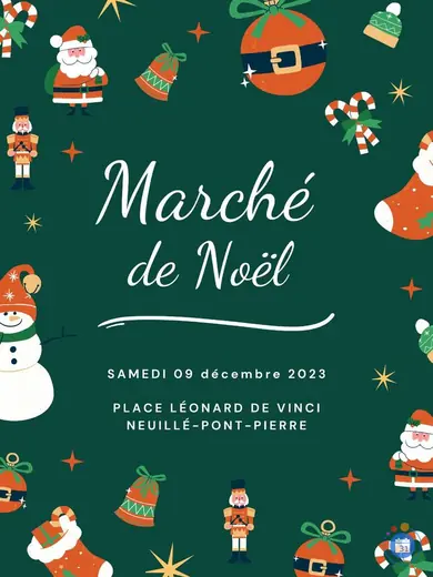 Affiche Marché de Noël