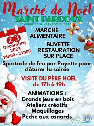 Affiche Marché de noël