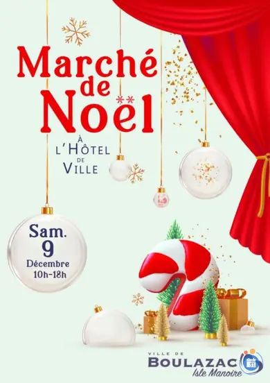 Affiche Marché de Noël
