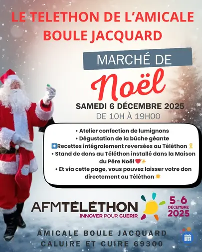 5ème édition du Marché de Noël de l'Amicale Boules Jacquard