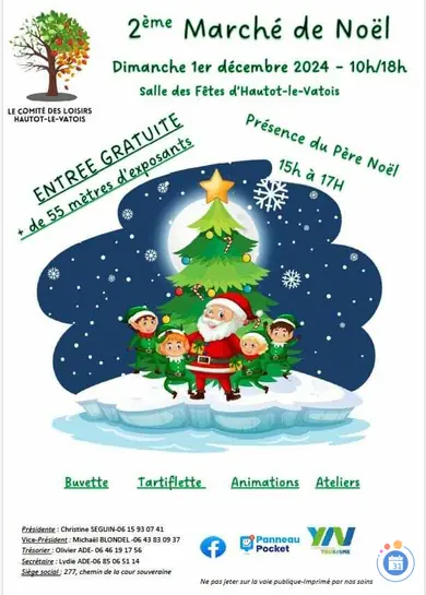 Affiche Marche de noel hautot-le-vatois