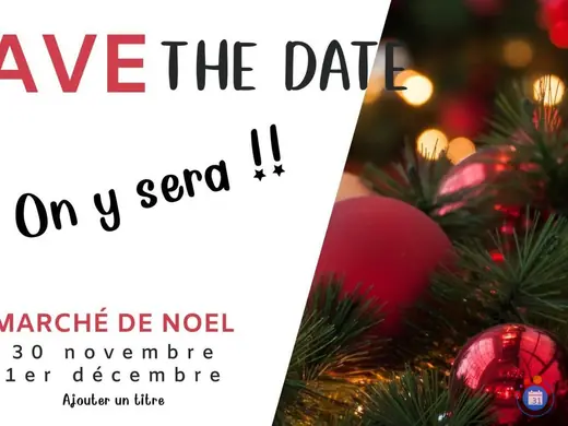 Affiche Marché de Noël