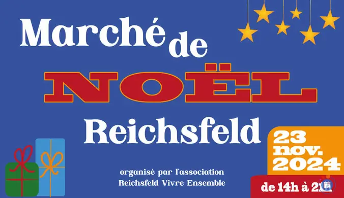 Affiche marché de Noël