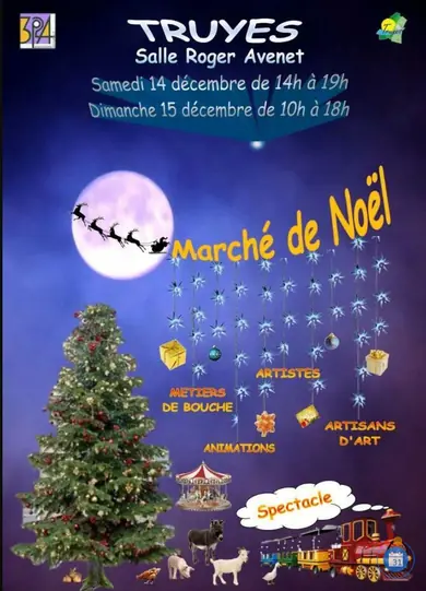 Affiche Marché de Noël
