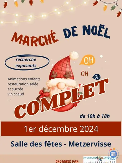 Affiche Marché de Noël