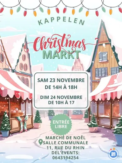 Affiche Marché de noël