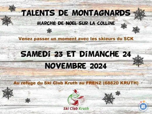 Affiche Marché de noël