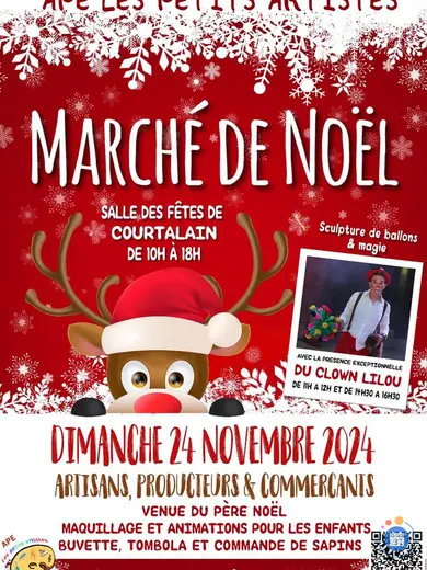 Affiche Marché de Noël