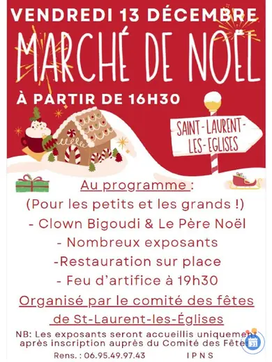 Affiche Marché de Noël 2024