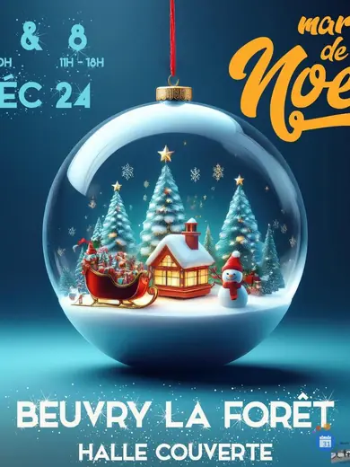 Affiche Marché de Noël