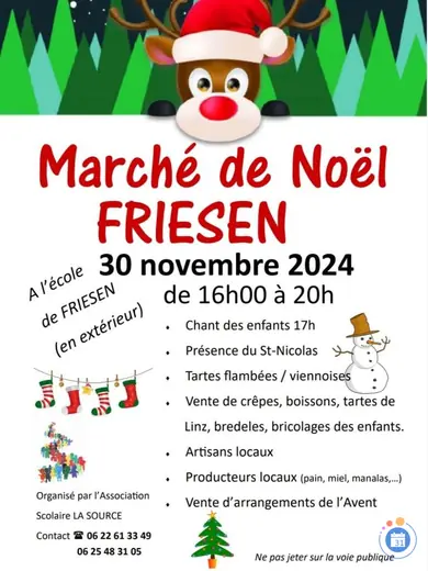 Affiche Marché de Noël