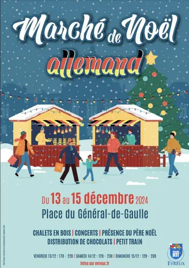 Affiche Marché de Noël