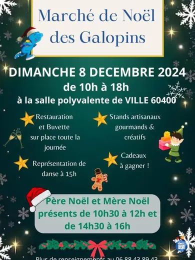 Affiche Marché de noël