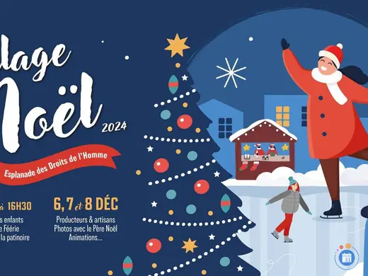 Affiche marché de noël