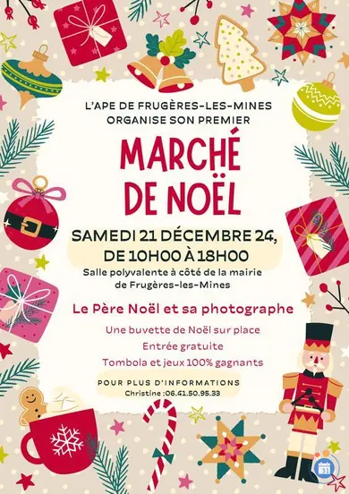 Affiche marché de noël