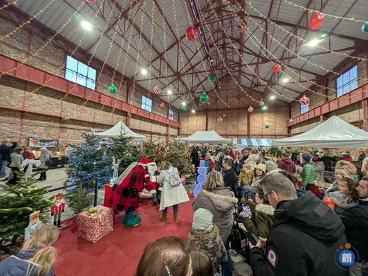Affiche Marché de Noël d'Inzinzac-Lochrist