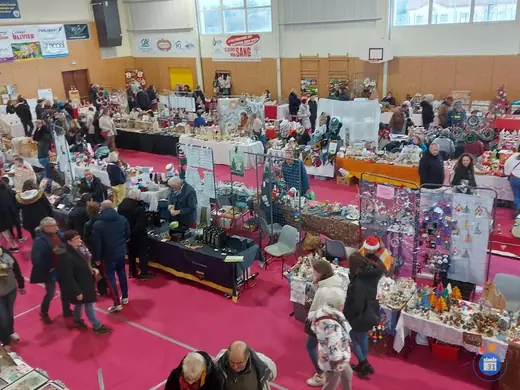 Affiche Marché de Noël artisanal