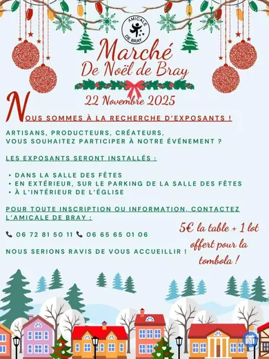 Affiche Marché de Noël