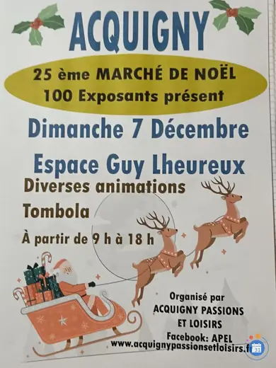 Affiche 25 e Marché de Noël et Producteurs