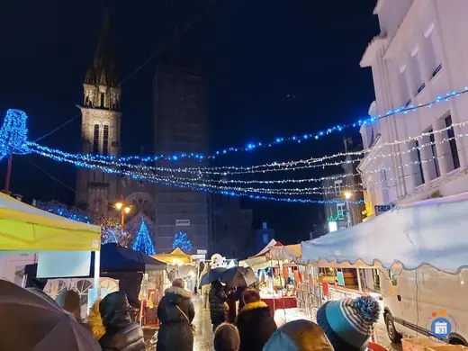 Affiche marché de noël