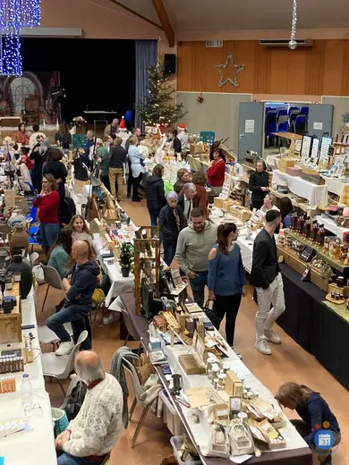 Affiche marché de Noël