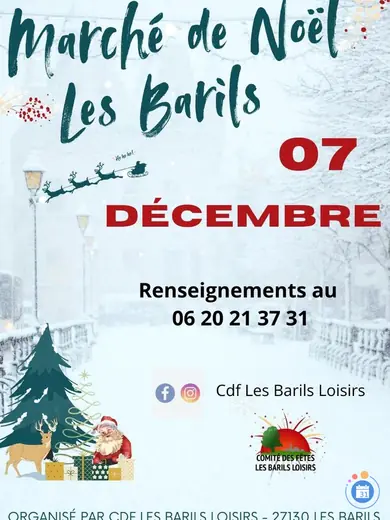 Affiche Marché de noël 8 ème édition