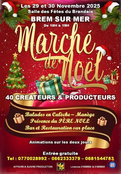 Affiche Marché de Noël