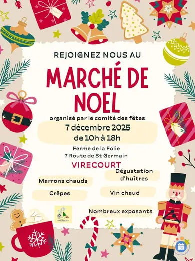 Affiche Marché de Noël