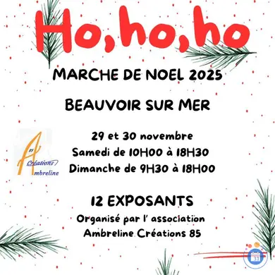 Affiche Marché de Noël