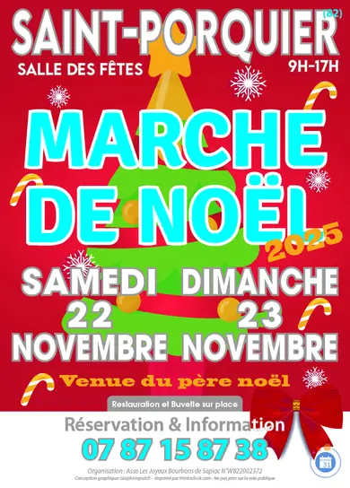 Affiche Marché de Noël