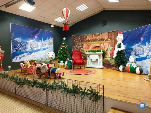 Affiche Marché de Noël 'Créations et Gourmandises'