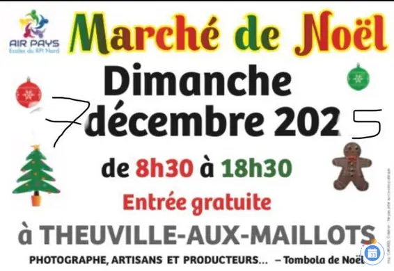 Affiche Marché de Noël