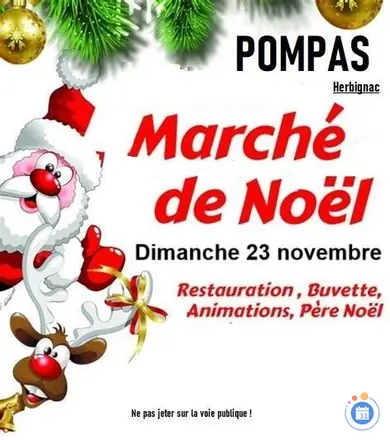 Affiche Marché de Noël et produits du terroirs