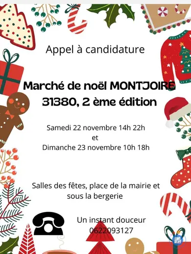 Affiche Marché de Noël 2 ème édition