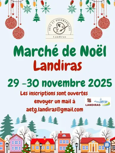 Affiche Marché de Noël